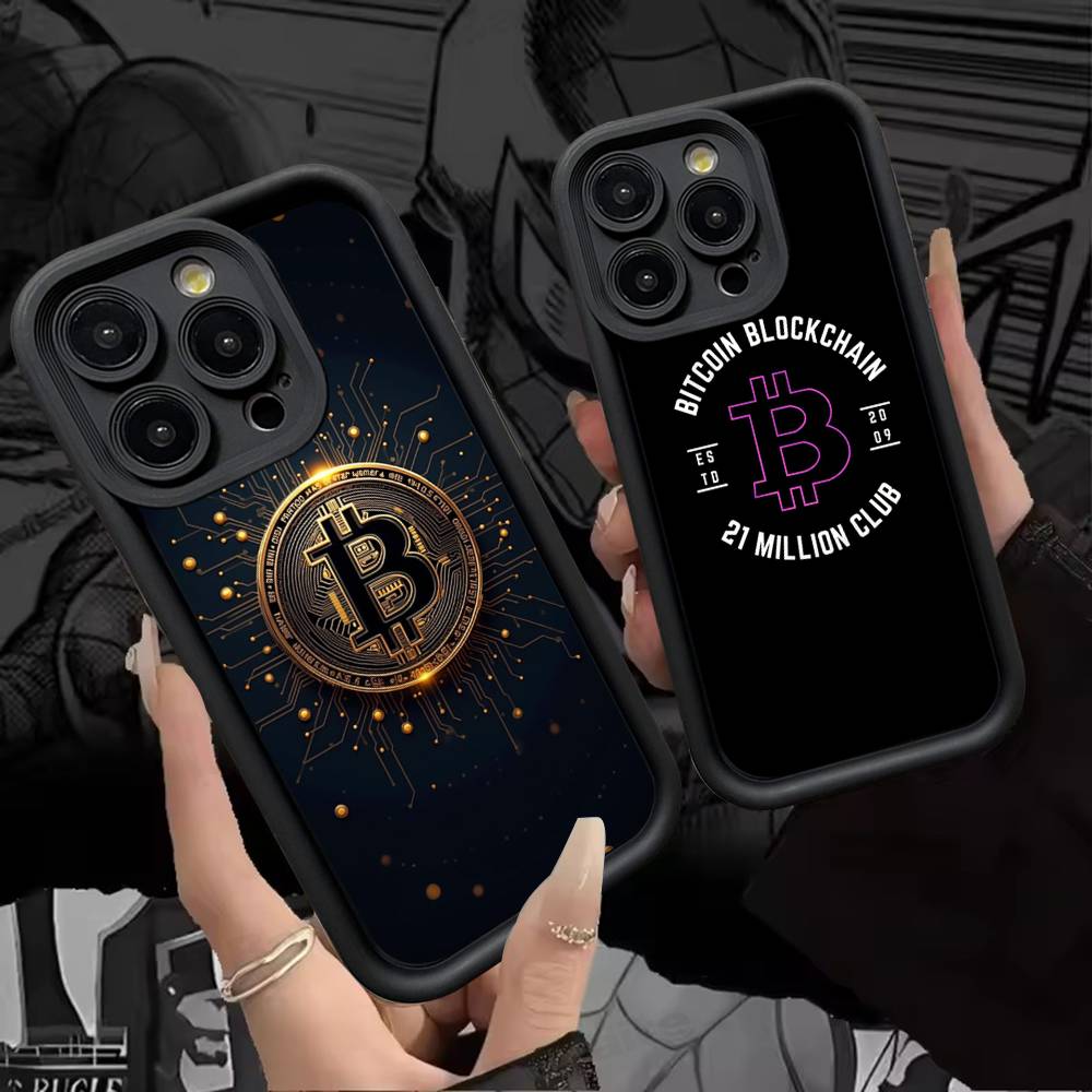 Bitcoin Silicone Phone Case For IPhone 17 Pro Max 16 15 14 13 12 11 Plus 17 Air