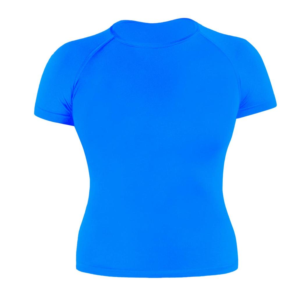 DFYNE Full Matte Nylon Seamless Moisture-Wicking Fitness T-Shirt