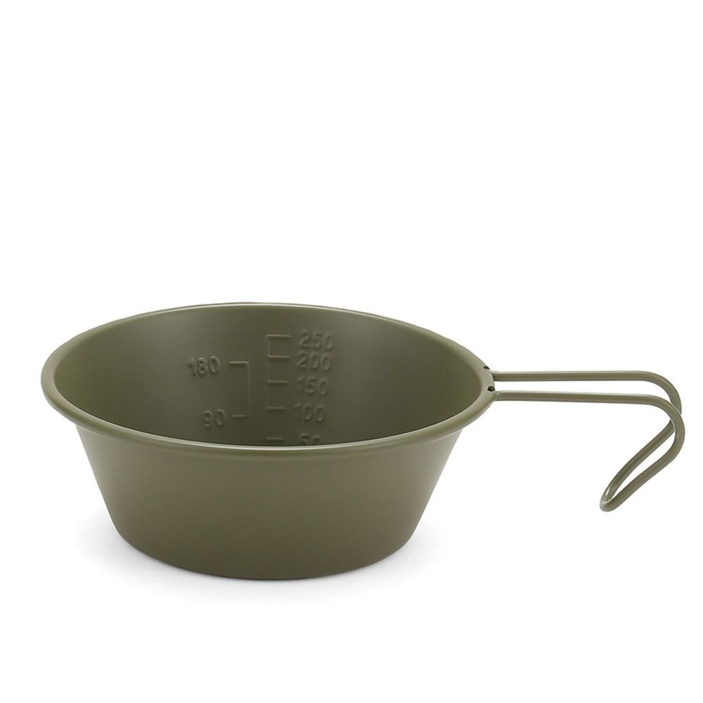 

Durable Barbecue Food Bowl Stainless Steel Picnic Bowl Easy To Use Compact Mug Outdoor