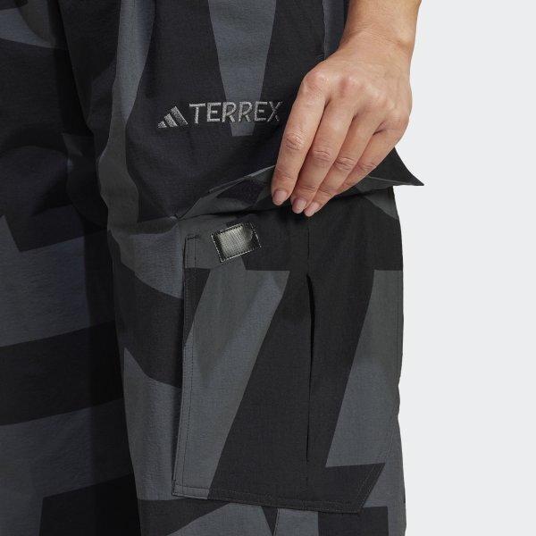adidas Damen Terex bedruckte Cargohosen Von Tageswanderungen bis zum Bergtrekking