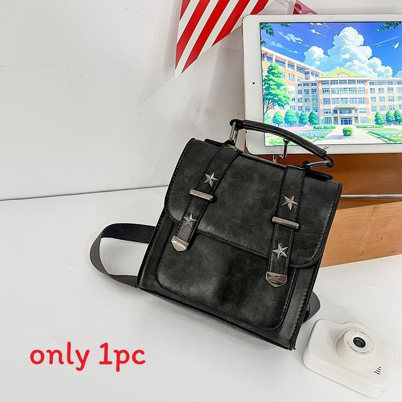 Retro Backpack Star Square Childrens School Bag With Modern Design Trendy