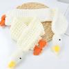 Cute Duck Designs Children's Scarf Knitted Soft Warm Cartoon Pattern for Boys and Girls Outdoor Activity Neck Warmer