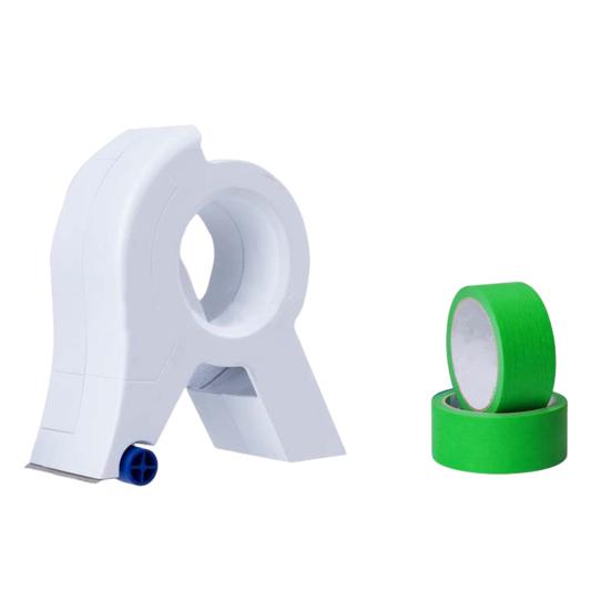 Aplicador de Cinta de Pintor con 1 Cinta Ventanas Marco de Puerta Moldura Dispensador de Cinta de Enmascarar Pintura Embalaje Cortador de Cinta Etiquetado Portátil Corte de Cinta