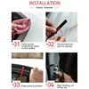 5M Automobile Sealing Strip Universal Door Soundproof Strip Double-layer Thickened Door Frame Adhesive Strip