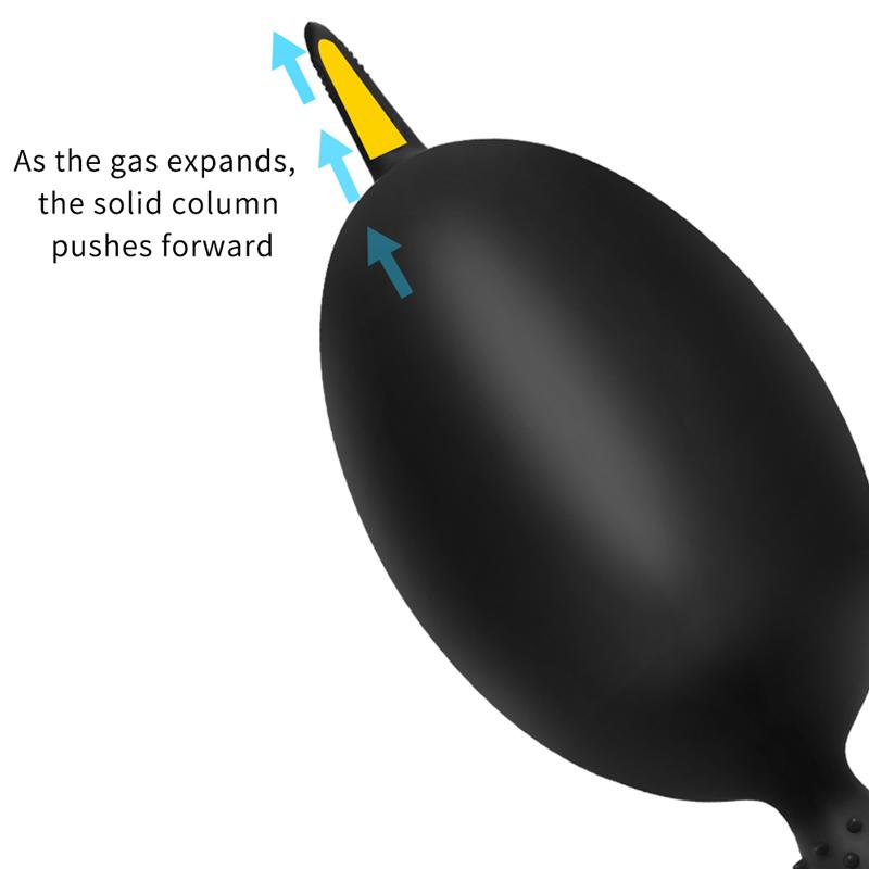 16/18cm Inflatable Anal Pump Enlargement Of Anus Dilator Vagina Massager Sex Toys Silicone Butt Plug For Wearing Prostate