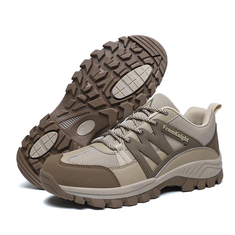Breathable Mesh Men Hiking Shoes Anti-slip Traveling Walking Sneakers Elastic Outdoor Sports Shoes for Climbing Trekking
