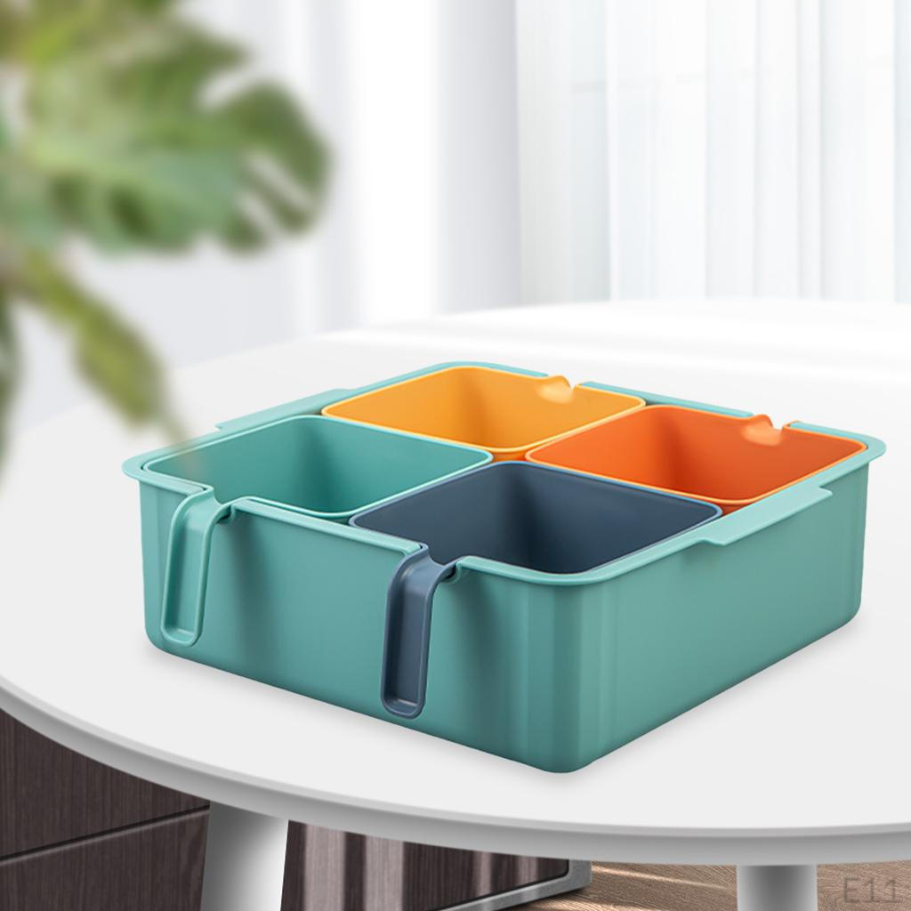 Drain Basket Kitchen Strainer Multifunction Washing Strainer, Double Layered for Fruits