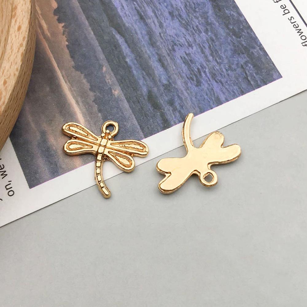 KC Gold Alloy Owl & Butterfly Pendant Charm for DIY Bracelets/Necklaces