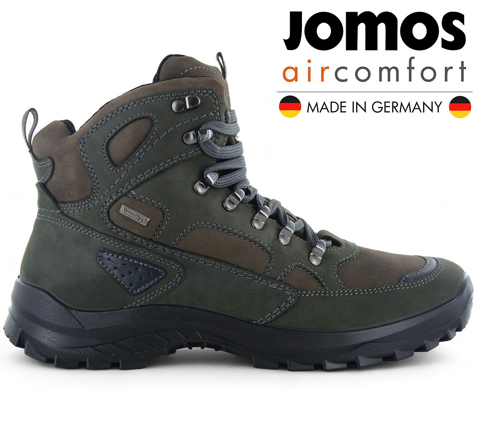 

JOMOS Adventure Boots - Мужские походные ботинки Треккинговые ботинки Кожа 460805-488-2056 ОРИГИНАЛ EU 42 UK 8 зелёный