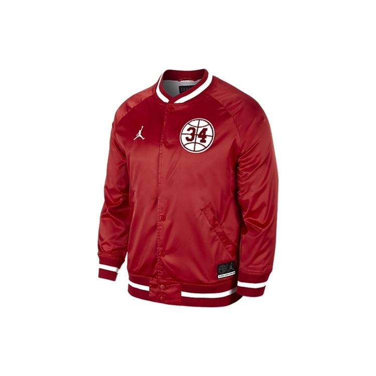 Men s Air Jordan Thin And Light Mesh Baseball Jacket 34 Red AR1170-688 L