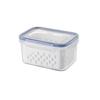 Plastic Fresh-Keeping Container Set With Lid Suitable For Refrigerator Filter Fresh-Keeping Fruits Vegetables Berries And Meat