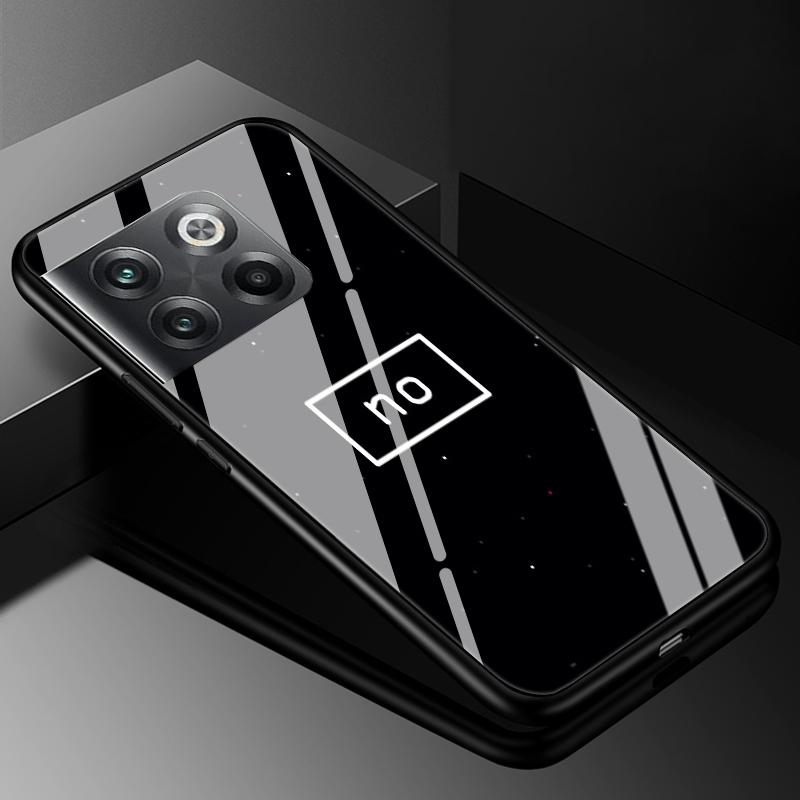 Gehärtetes Glas Handyhülle Für Oneplus 9rt 10T Ace 10 Pro Hülle Oneplus 11 12 12R 10R 9 Pro Luxus Harte Rückseite Stoßfänger Oneplus12