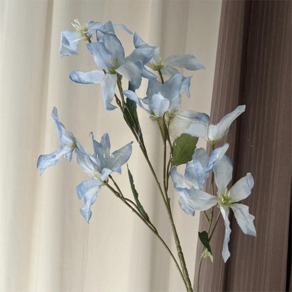 80cm Faux Lilies Flower Lilies Fake Bouquet Realistic Artificial Flower  Wedding Decor