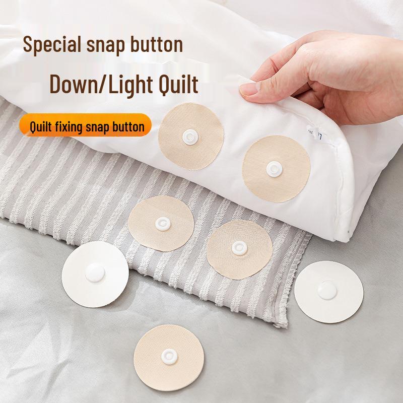 Anti-Shift Needle-Free Down Comforter Buckle - Invisible Quilt Fixer for Secure Bedding