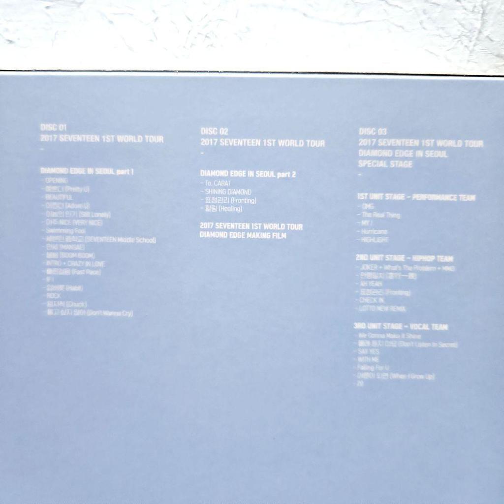 [USED] SEVENTEEN DIAMOND EDGE DVD