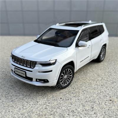 1:18 Jeeps Grand Commander SUV Alloy Car Model Diecast Metal Off-road Vehicles Car Model Simulation Children Toy Gift Decoration