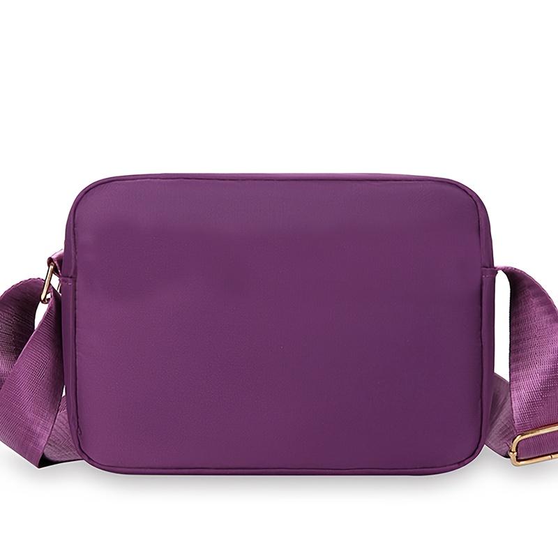 Unisex Messenger Bag - Lightweight Crossbody Bag with Zipper Closure, Minimalist Everyday Purse for Men & Women