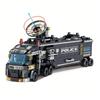 City Police Station SWAT Team Military Set Building Blocks Car Fighting Robot DIY Toy for Kids Birthday Boys Gifts