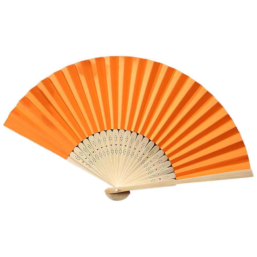 Evantai de mână Evantai de hârtie din bambus Evantai pliabile Evantai de oaspeți de culoare uni Cadou de oaspeți DIY pentru nuntă, ziua de naștere, petrecerea de vară