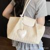 Straw Bag Women's 2025 New Seaside Woven Handbag Niche Crossbody Bag Versatile Tote Bag Is Popular This Year