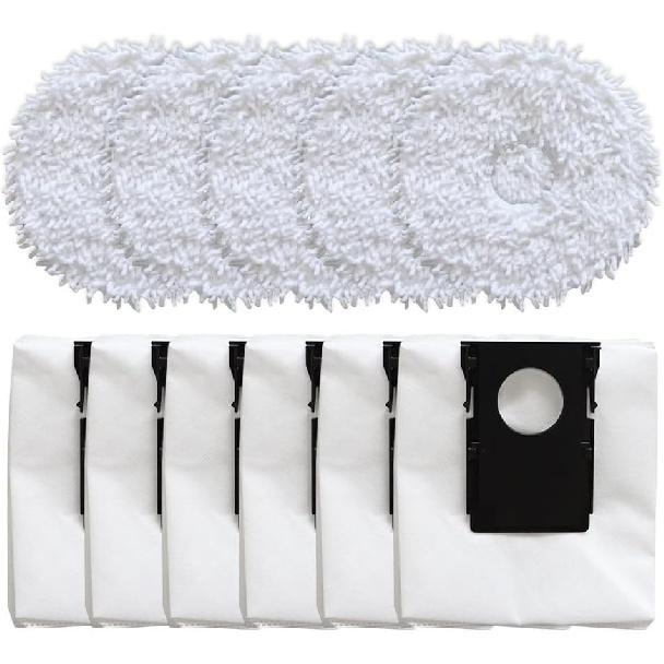 Dust Bags Replacement For Eureka J15 Pro For Ultra Floor Vacuum Cleaner, Large Capacity Replacement Dust Bags Vacuum Cleaner, Include 5* Mop Cloths +