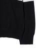 IRONYPORNO WHITELINE 86-Iroj366 Solid Striped Long Sleeve Knit Black