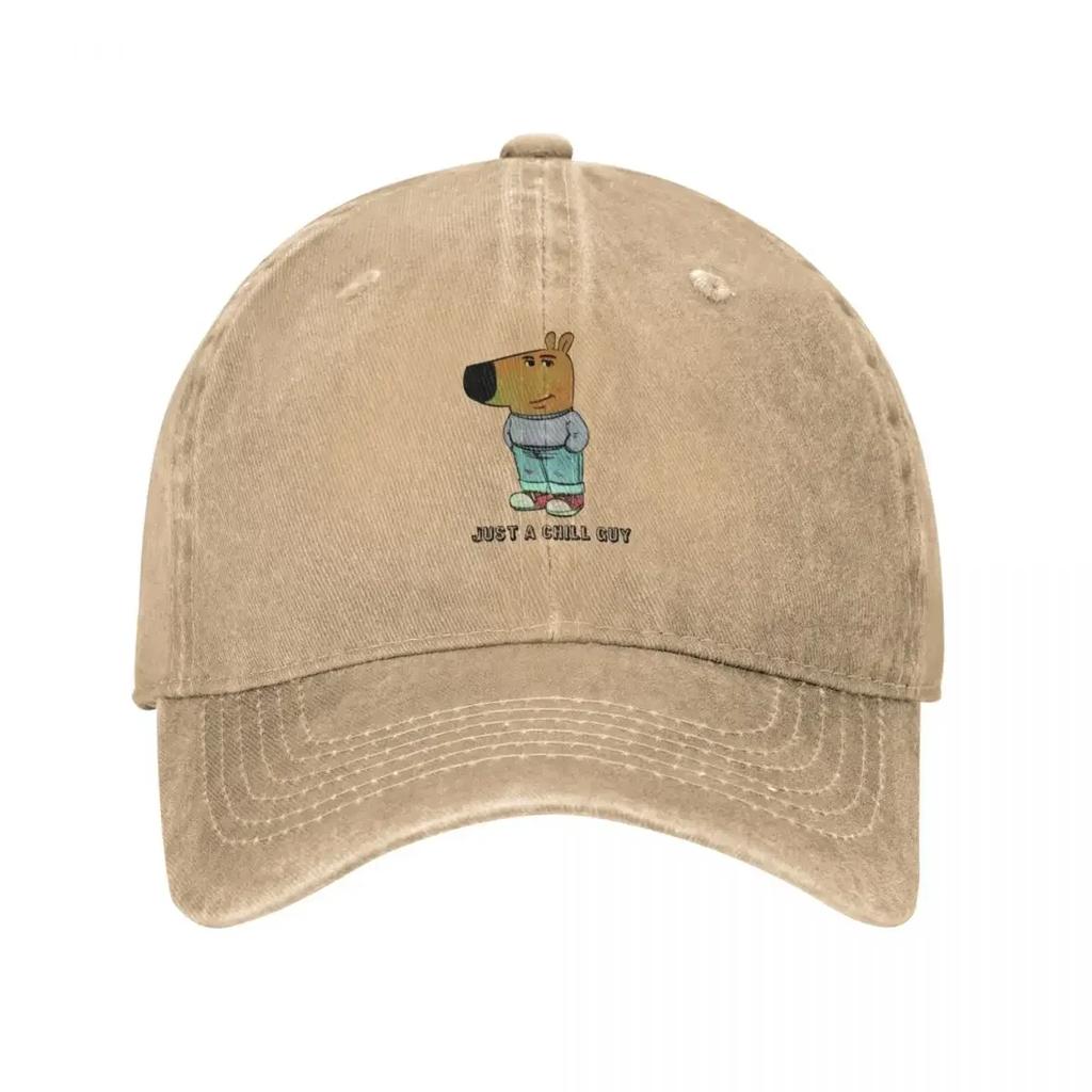 Chill Guy Dog Im Lowkey Just A Shirt Baseball Cap golf hat genuine Trucker Hat Unisex Golf Wear Womens