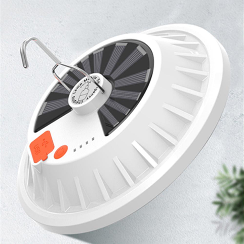 1*Rechargeable 60 Outdoor Camping Tent Light USB & Solar Lantern Hiking Lamp