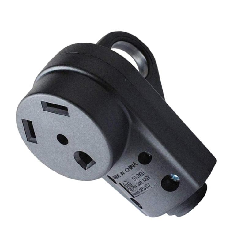 30Amp Plug Male and Female Plug Set,Campers Receptacle Caravans Electrical Campers Plug, Replacement Plug