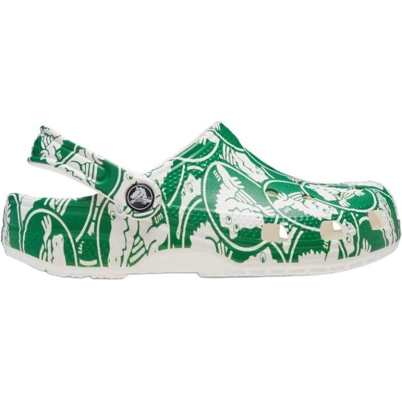 Crocs Classic LOGO K Clog Kids Clogs Little Kids Green 210008-3WH