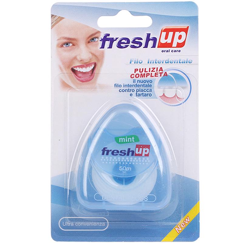High-Tensile 50m Micro-Waxed Dental Floss: Superfine Toothpick for Cleaning Gaps & Removing Bad Breath