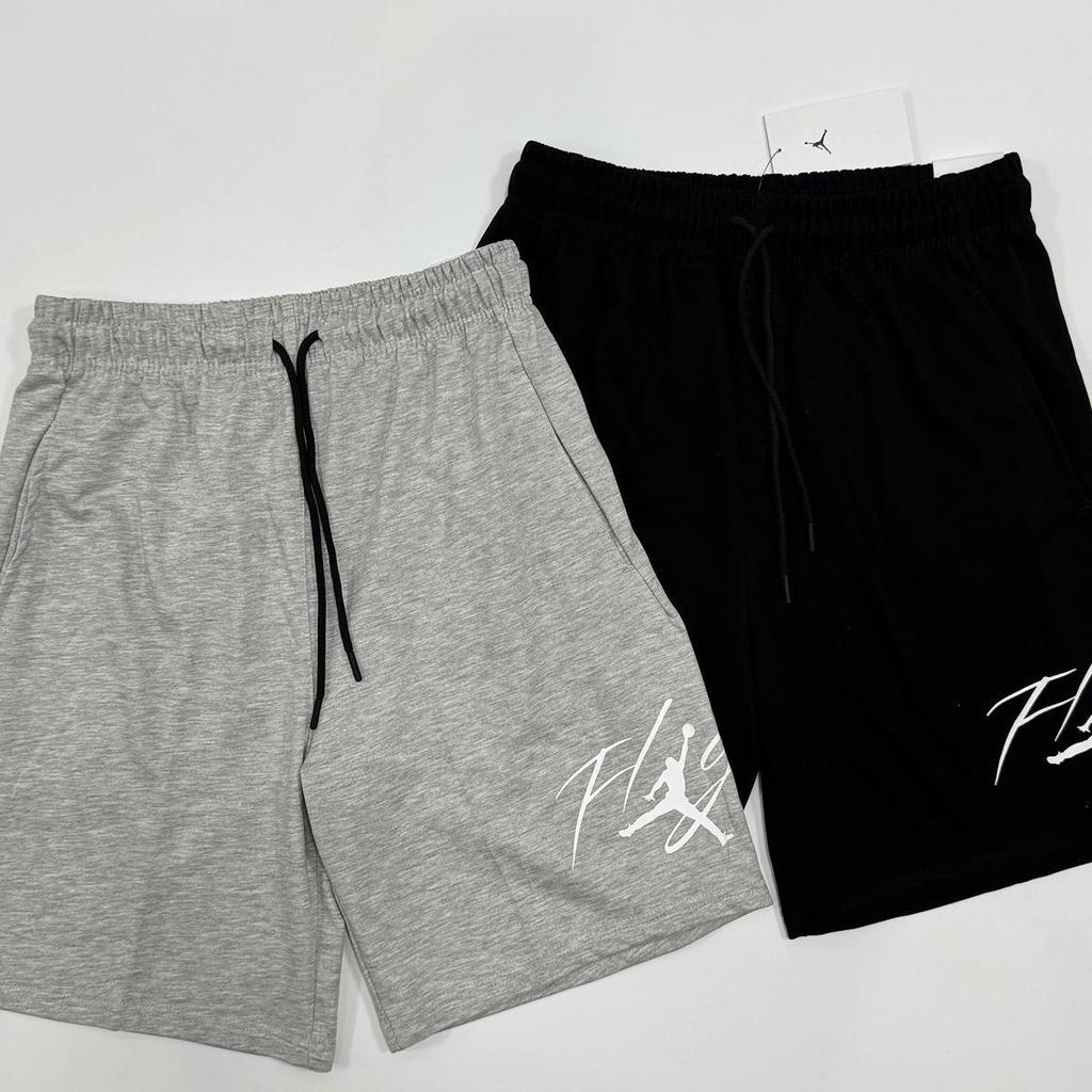 Men's Summer Embroidered Straight-Leg Jumpman Logo Sports Pants