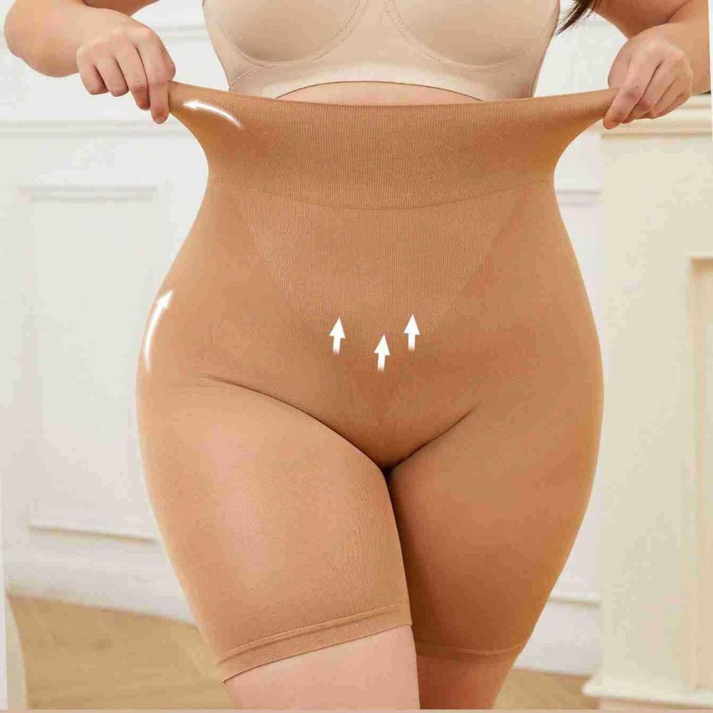 Culotte Boxer Gainante Taille Haute et Remonte-Fesses pour Femmes Grande Taille - Vêtement Extérieur Amincissant Respirant pour le Contrôle du Ventre