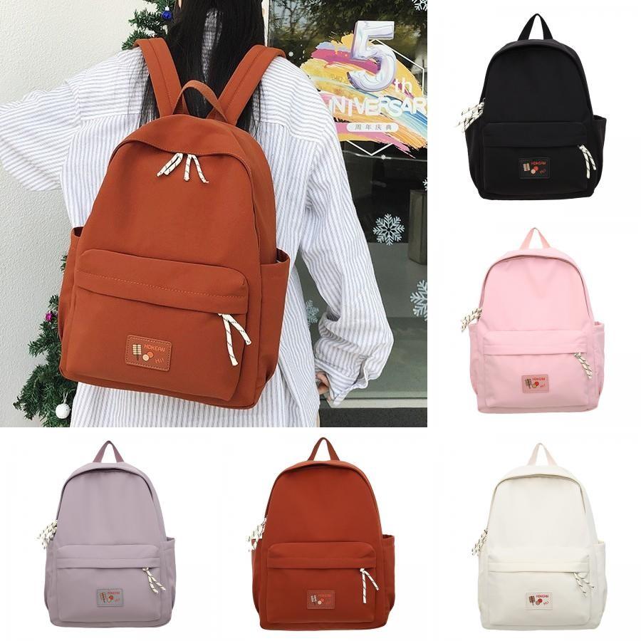 Practical Nylon College Backpack For Girls And Boys With Compact Design And Soft Straps