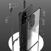 Honor 400pro Metal Frame Phone Case: Snap-Button, Frosted Back, Protective Mirror.