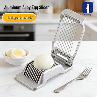 Aluminum Alloy Multi-functional Egg Slicer for Century & Regular Eggs