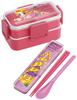 Skater Bento for Made in with a Soft Dishwasher and Microwave Disney Frozen x Shoko Nakagawa Box, 2-Tier, 600ml, Women, Japan, Dome-Shaped Lid, Safe,