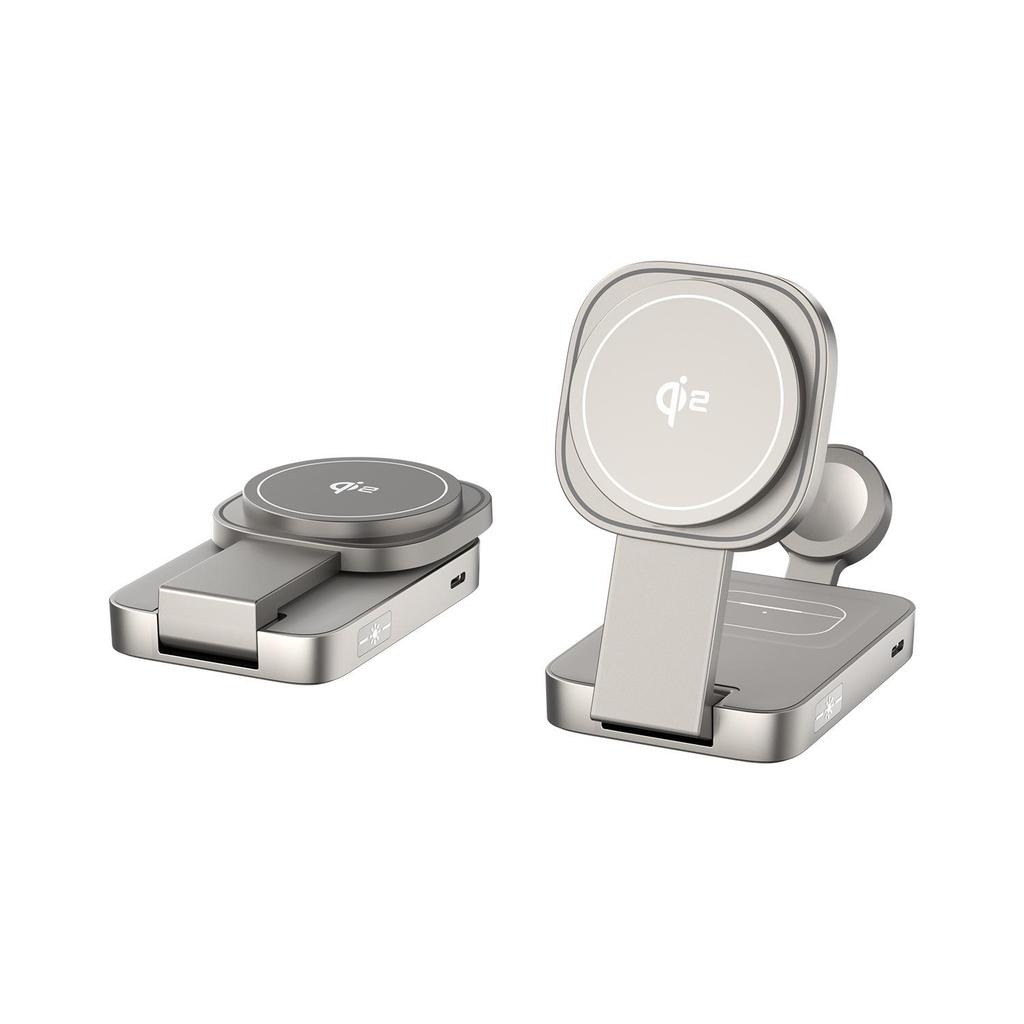 Heavyweight 3-in-1 Qi2 MagSafe Wireless Charger for Apple Phones