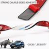 40X3.8CM felga samochodowa ochraniacz brwi nadkole listwy gumowe naklejki pasek dekoracyjny osłona zderzaka