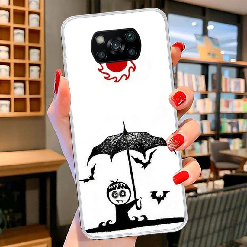 Gothic Vampire Scarlet Art Cover Phone Case For Xiaomi Poco F7 Ultra X7 X6 X5 Pro M7 Redmi 15C 15 13C 13 12C 12 10C 10 9A 9C 9T