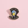 Girl Cartoon Charming Brooch Enamel Pin Unique Creative Gift For Ages All