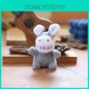Plush Donkey Keychain Stuffed Animal Toy With Pp Cotton Fill Ultra Soft Backpack Charm For Girls Accessories