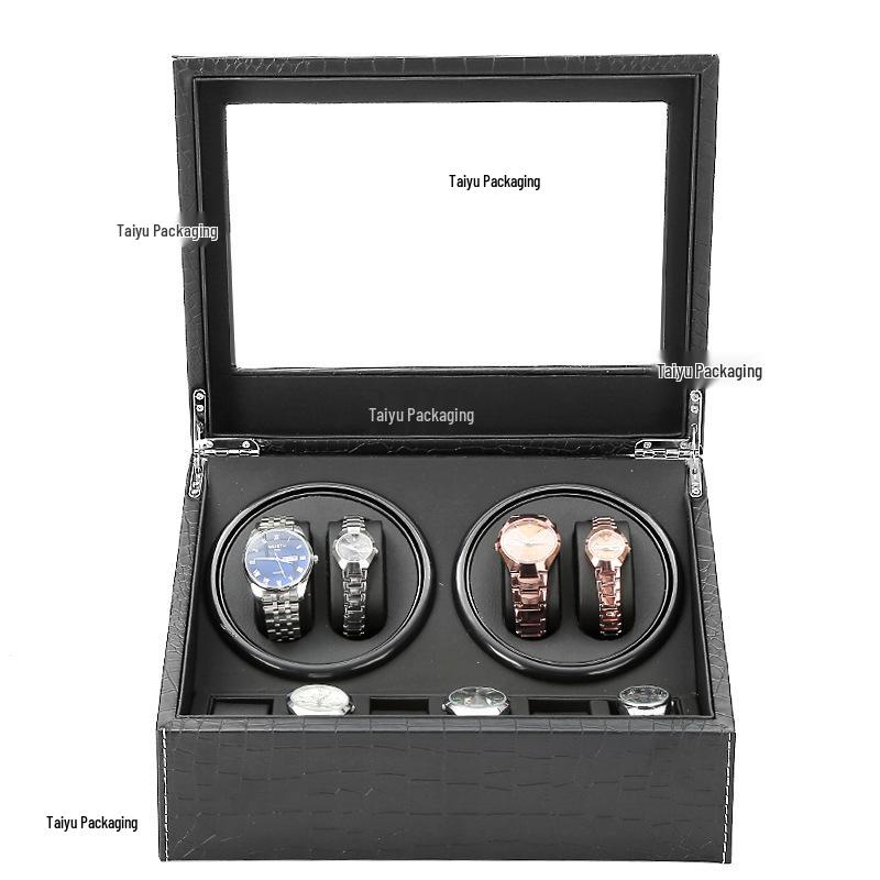 Crocodile Pattern Automatic Watch Winder and Display Box