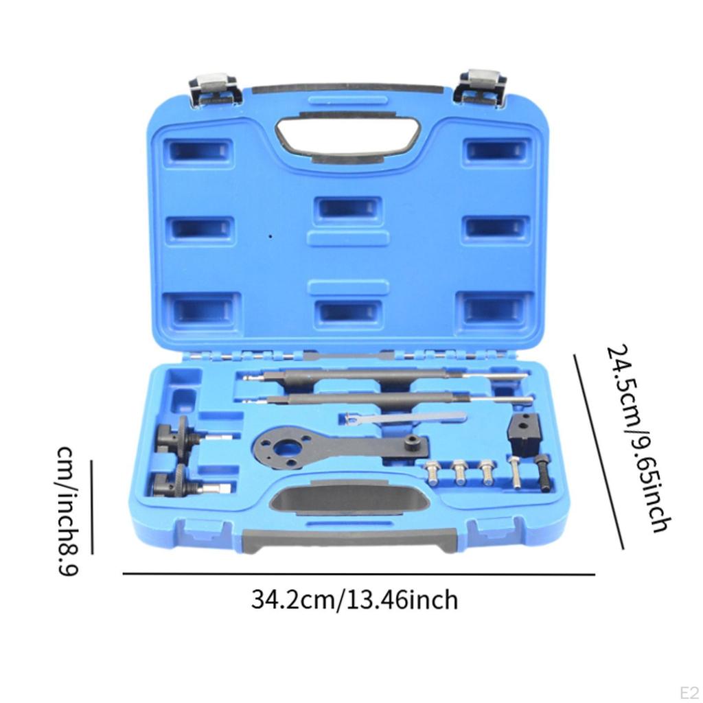 Engine Timing Tools Camshaft Locking Tool Set Portable with Carrying Case Sturdy
