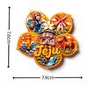 South Korea Seoul Jeju 3D Fridge Magnets Tourism Souvenir Refrigerator Magnets Sticker Home Kitchen Decoration