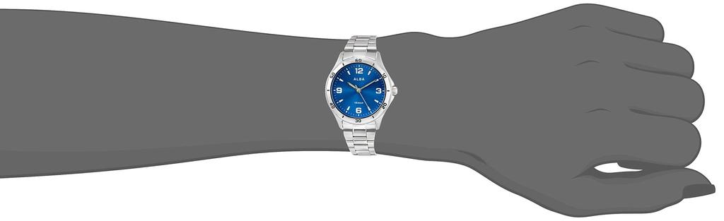 [Seiko Watch] Alba Sports Watch Reinforced Waterproof for Daily Life (10 ATM) Dome Inorganic Glass AQQK409 Women's Silver