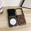 Leder Magnetische Kabellose Lade Handyhülle für Motorola Razr 60 50 40 Ultra Moto Razr 60 50 Scharnierschutz Stoßfeste Abdeckung
