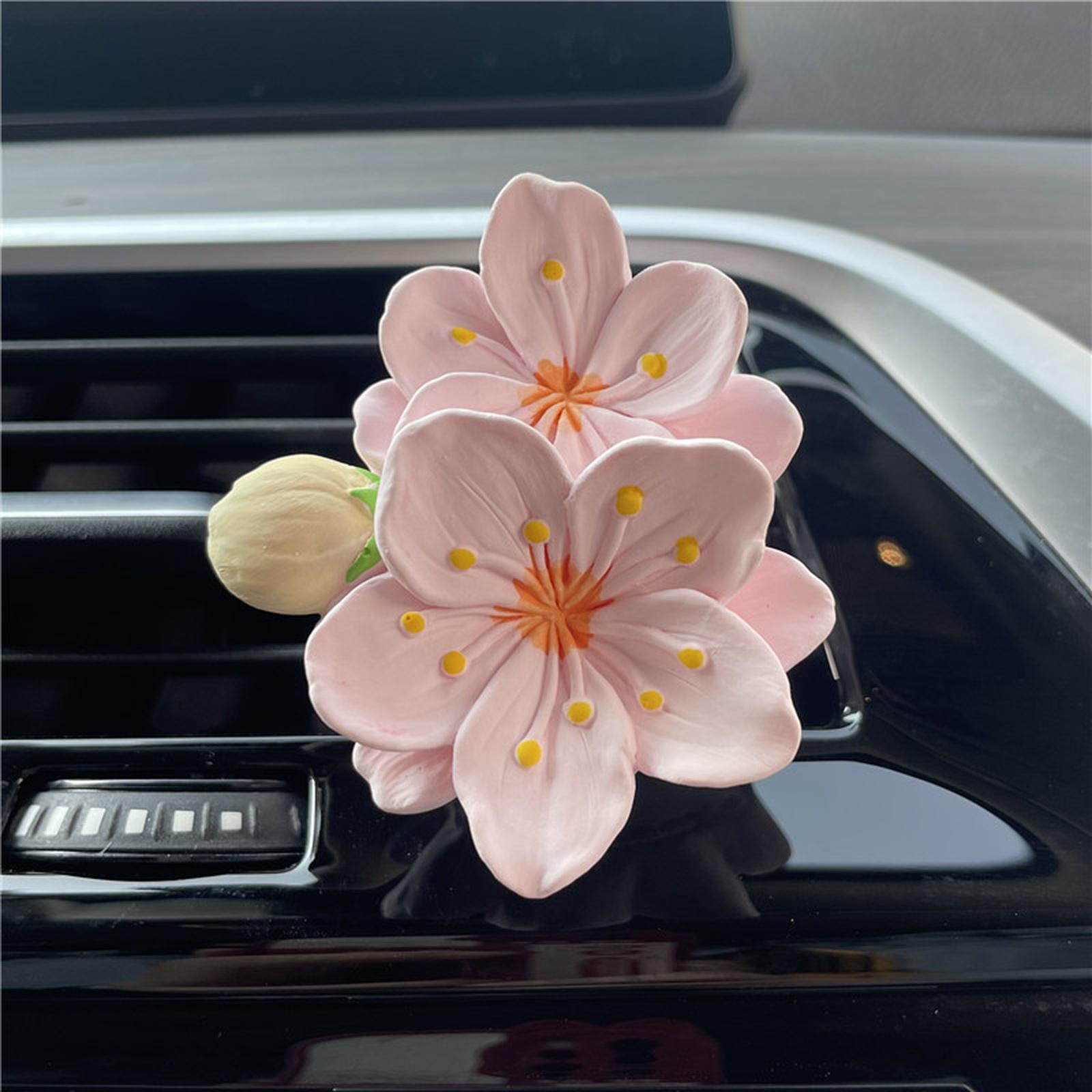 

Car Conditioning Clip, Small Fresh Decoration, Car Aromatherapy Flower Expanding Stone One Size