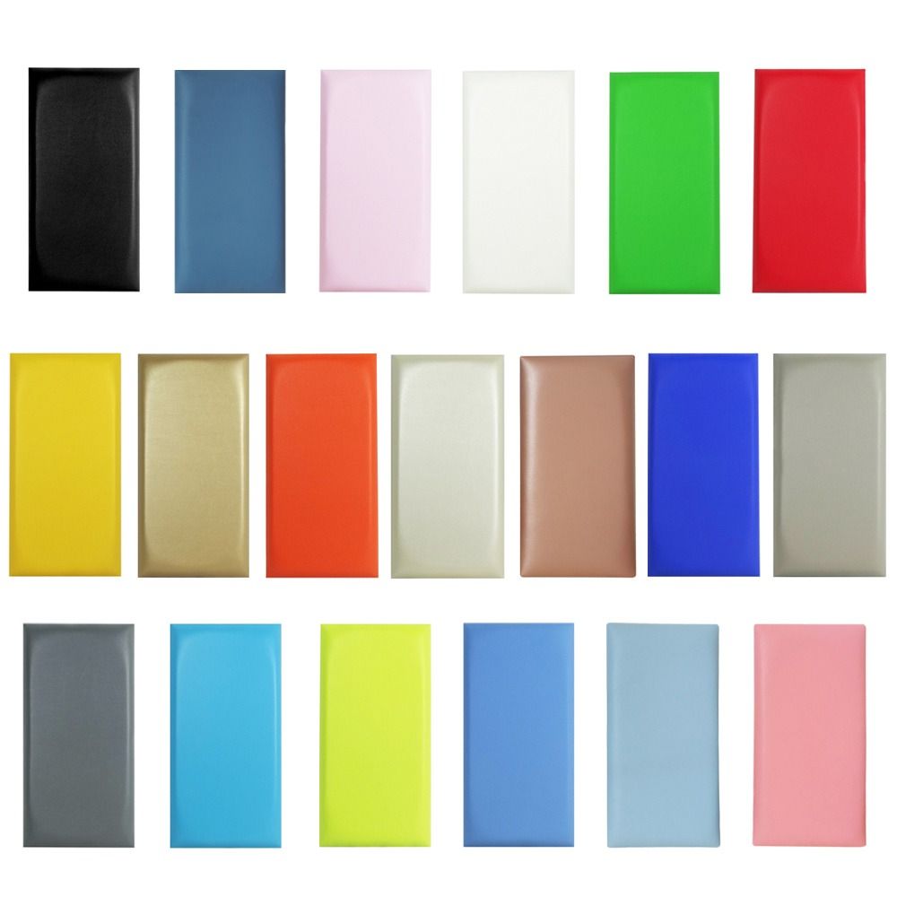 Thicken Tatami 3D Wall Stickers Soft Back Self-adhesive Self-adhesive Wall Mat 3D Design Anti-bump Living Room Wall Deco