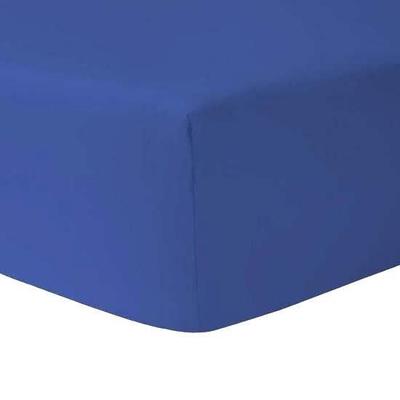 Fitted Sheet 140 X 200 Cm OCEAN BLUE 100% Cotton 57 Threads / Cm - HOMEROKK
